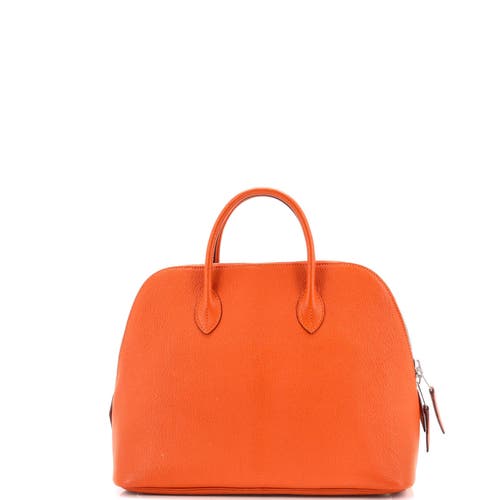 Pre-owned Hermes Hermes Bolide 1923 Bag Chevre Mysore 30 In Orange