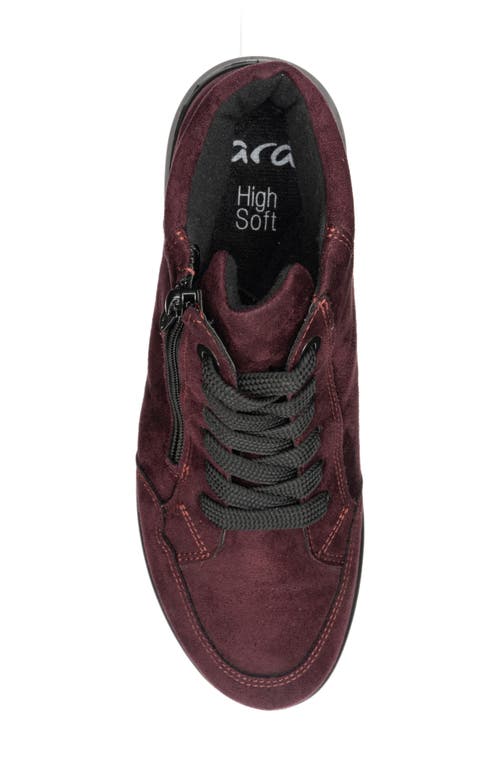 Ara Thistle Gore-tex® Waterproof Bootie In Burgundy