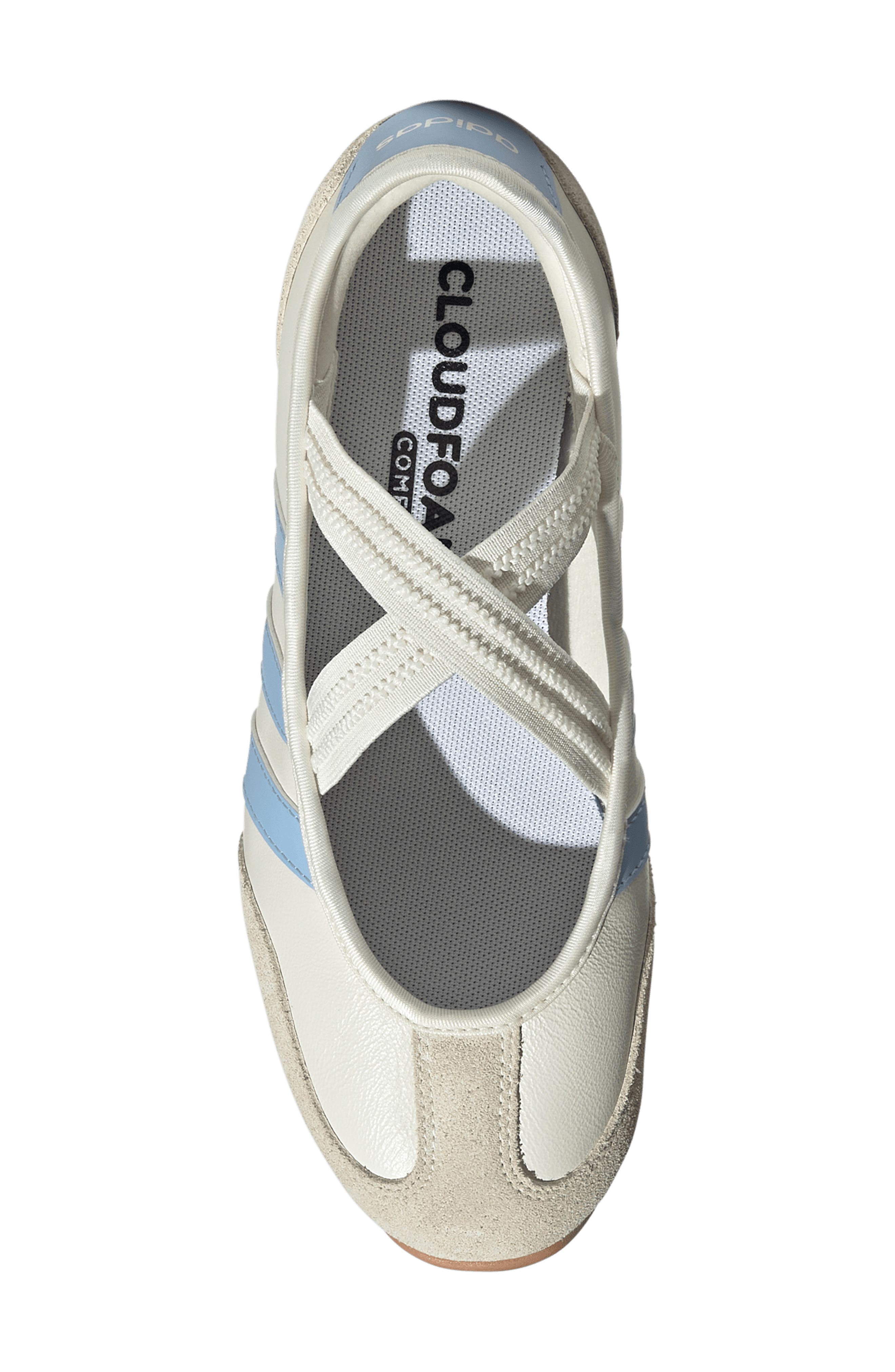 adidas <p>Barreda Mary Jane Sneaker (Women)</p>, Alternate, color, Off White/ Glow Blue/ Gum