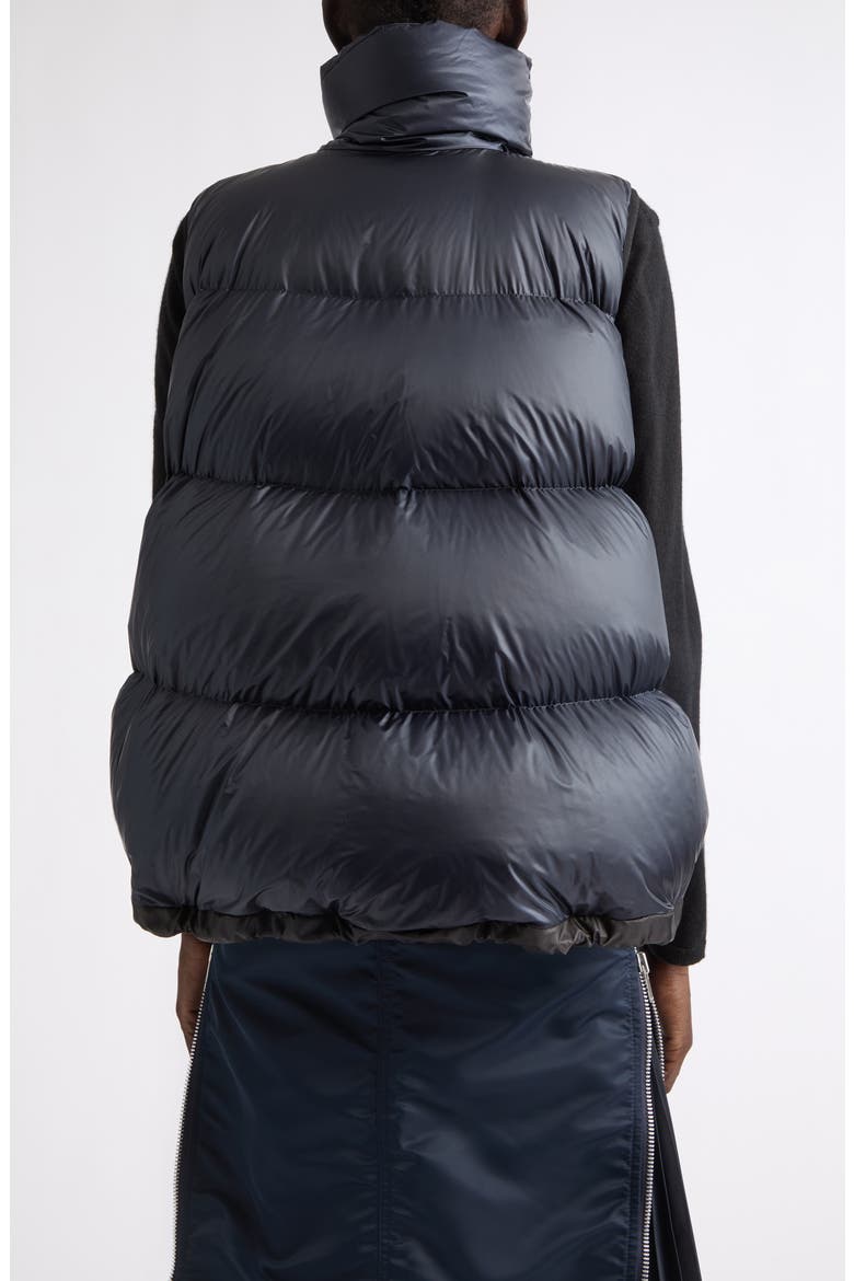 Asymmetric Down Puffer Vest, Alternate, color, DARK NAVY