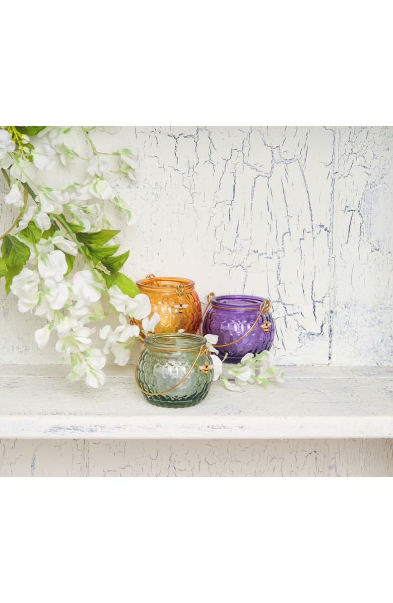 C&F Home Spring Assortment of 3 Candle Holders, Alternate, color, Orange