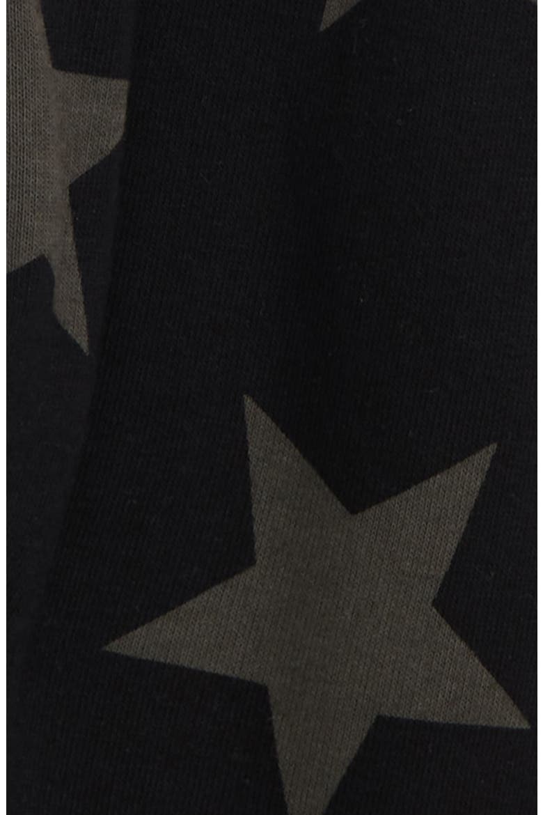 Star Baggy Pants, Alternate, color, BLACK
