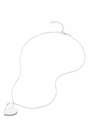 Heart Locket Pendant Necklace