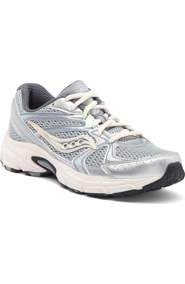 Saucony Ride Millennium Sneaker, Main, color, Silver/Cre