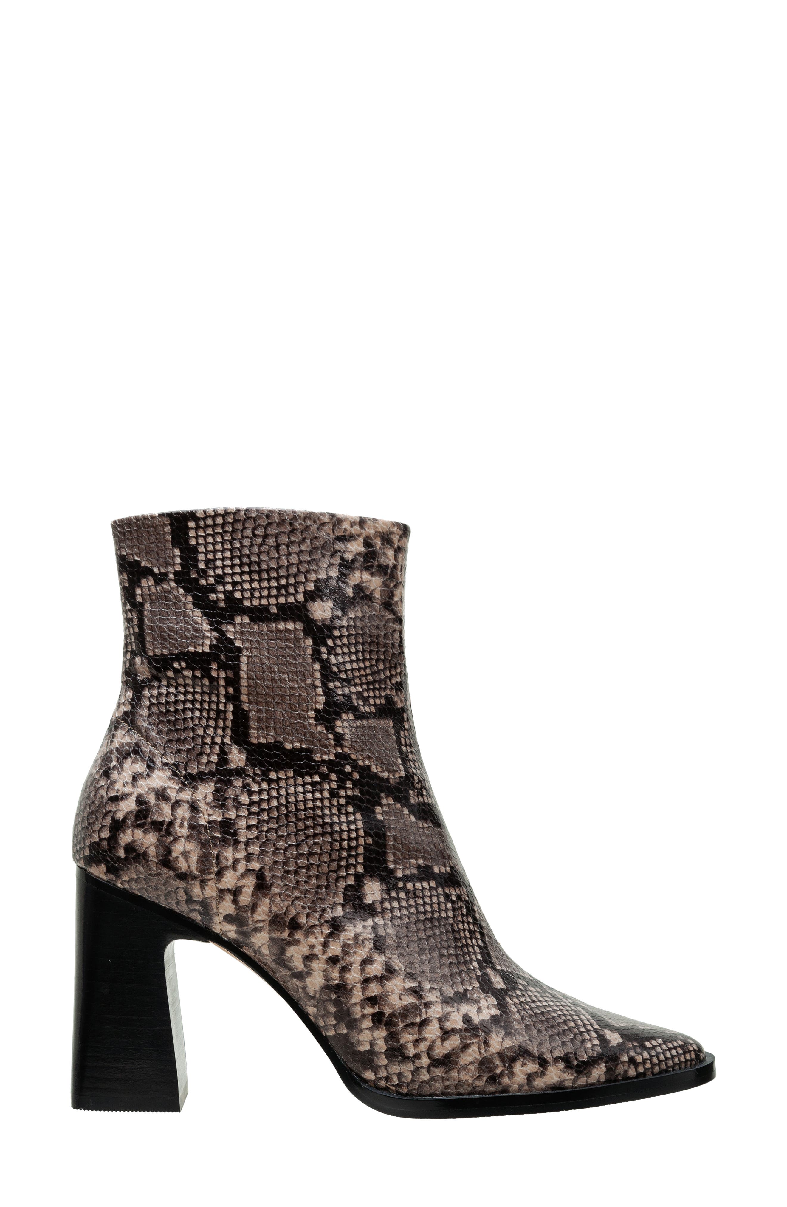 Lisa Vicky Magic Snakeskin Embossed Bootie, Alternate, color, 