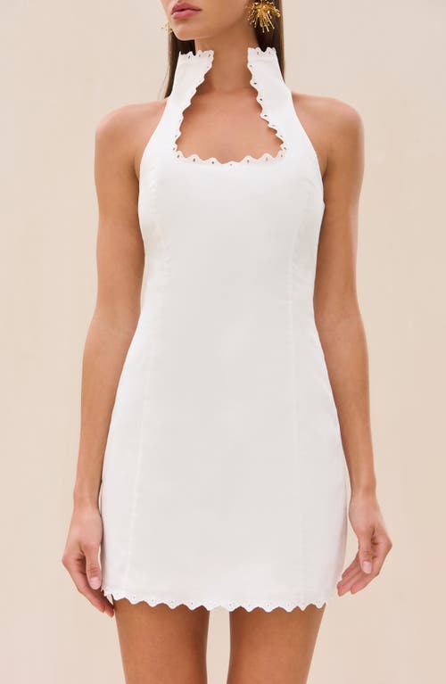 Cult Gaia Carey Mini Dress In Off White In Off White
