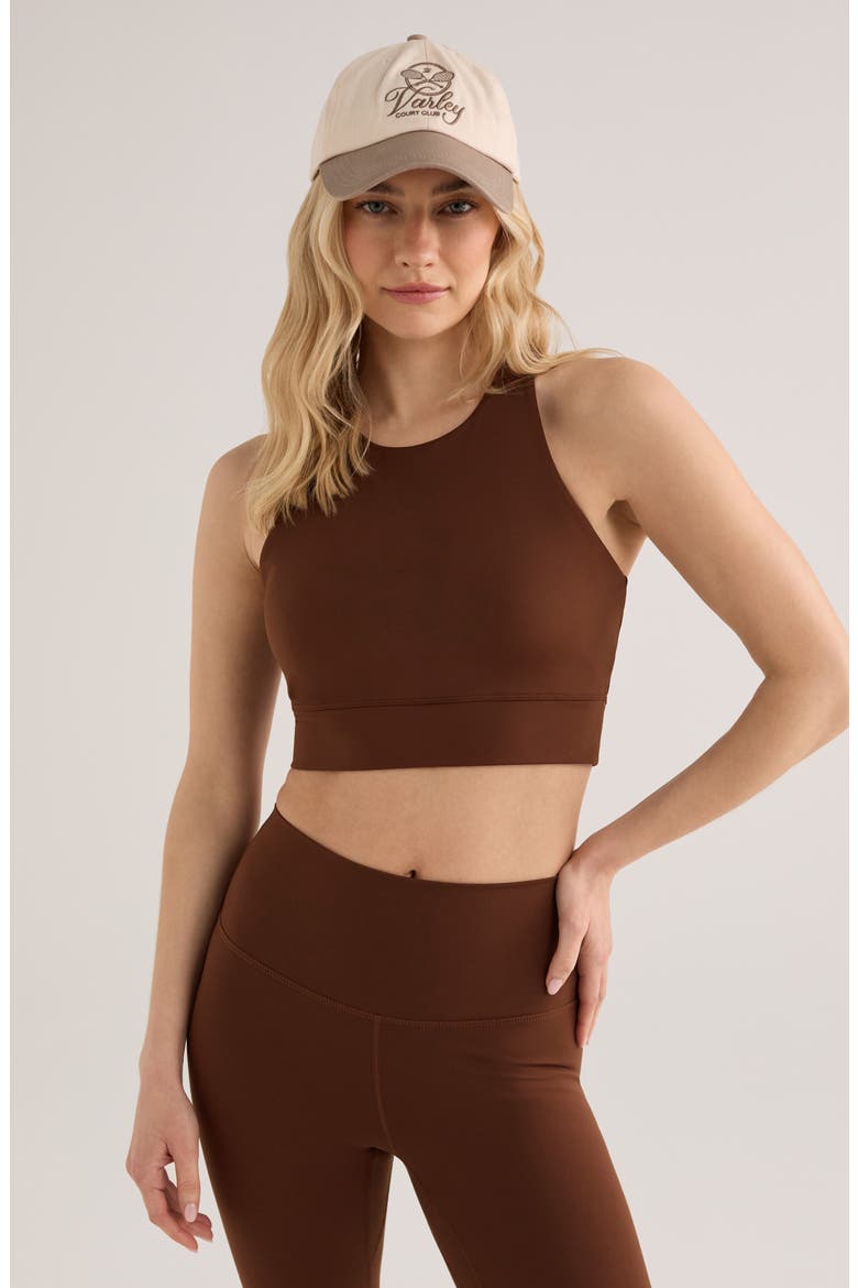 Bea Freesoft Racerback Bralette, Alternate, color, DARK WALNUT