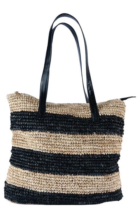 Doris Raffia Tote