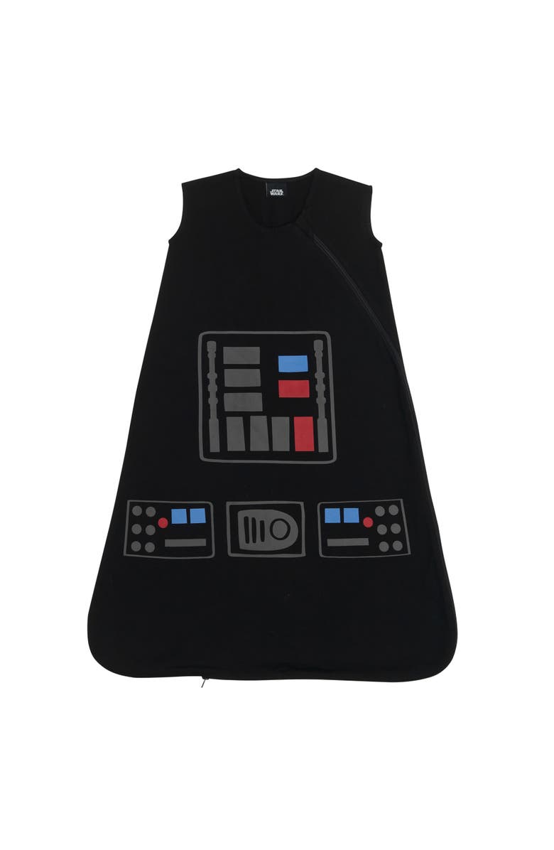 Lambs & Ivy Star Wars Darth Vader Wearable Blanket & Lovey Baby Gift Set - 2pc, Alternate, color, Black