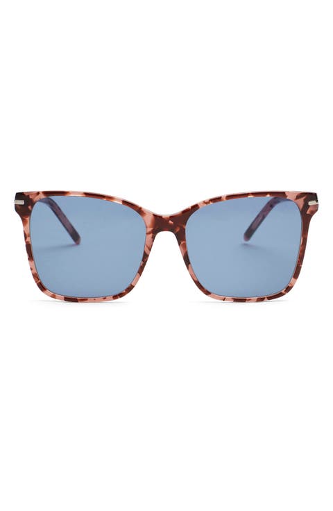 Morgan 56mm Square Sunglasses