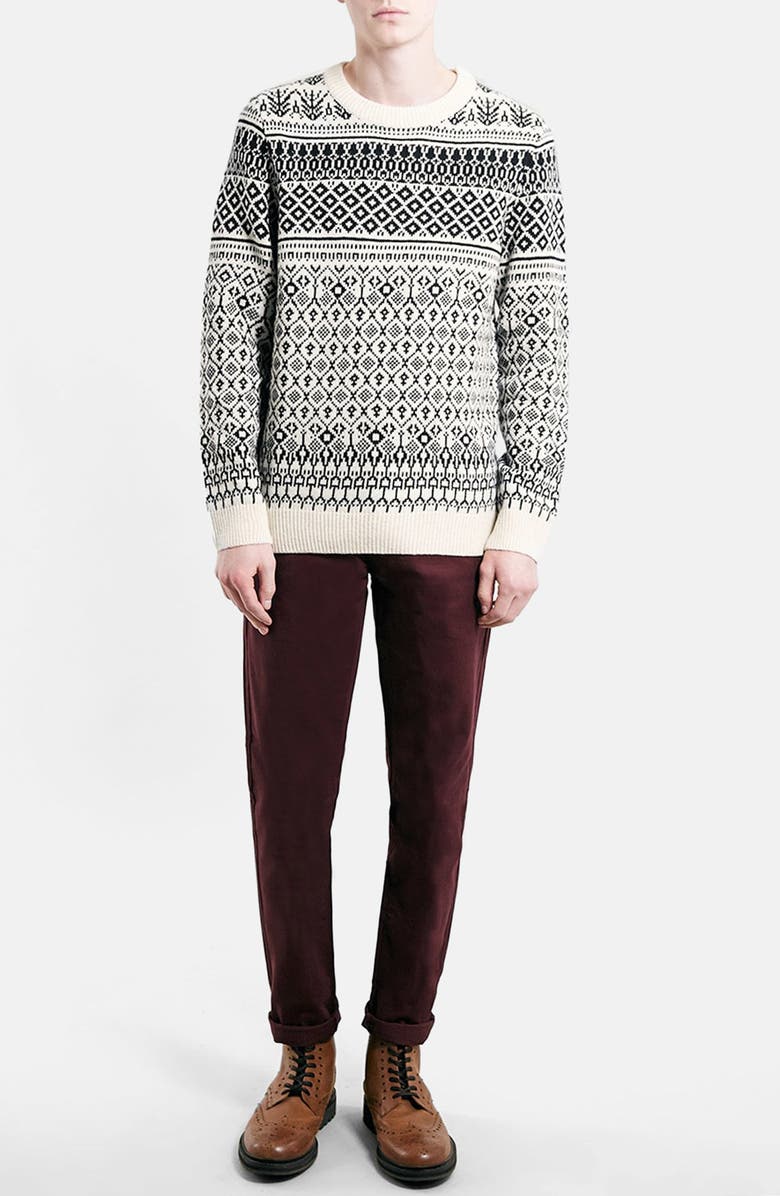 Topman Skinny Fit Chinos, Alternate, color, 