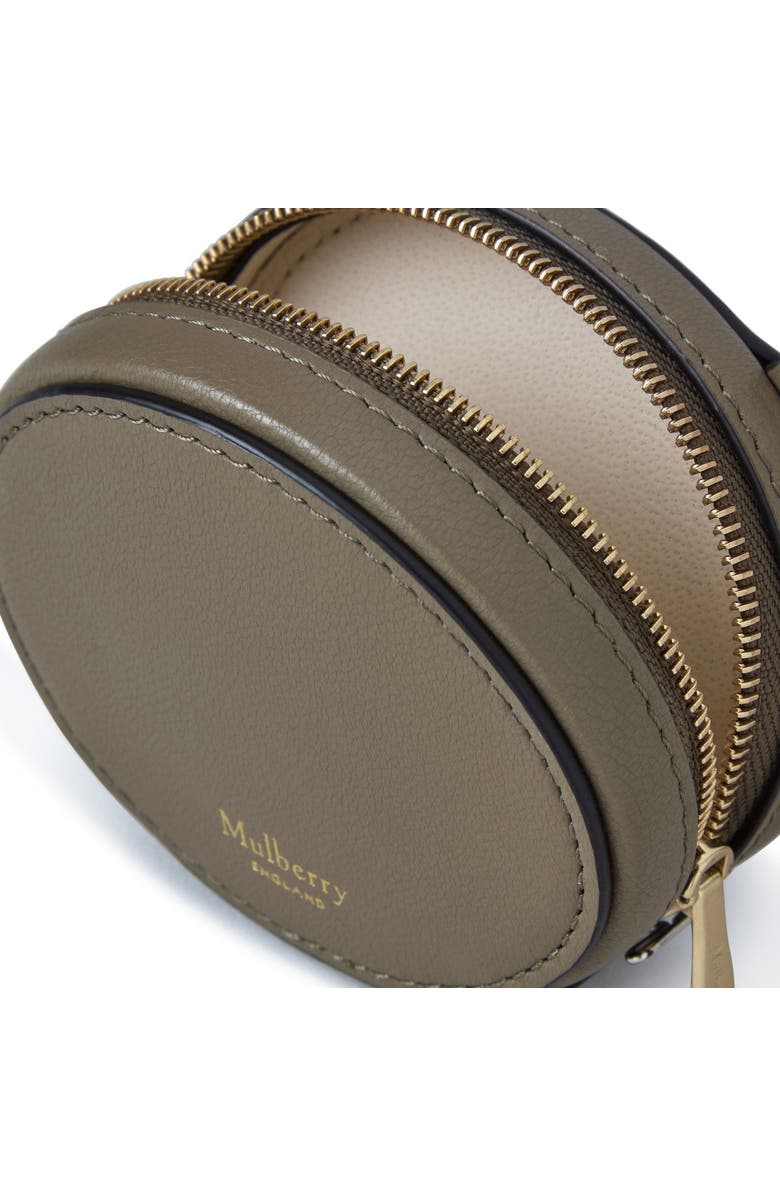 Mulberry Zipped Case Keyring, Alternate, color, Linen Green