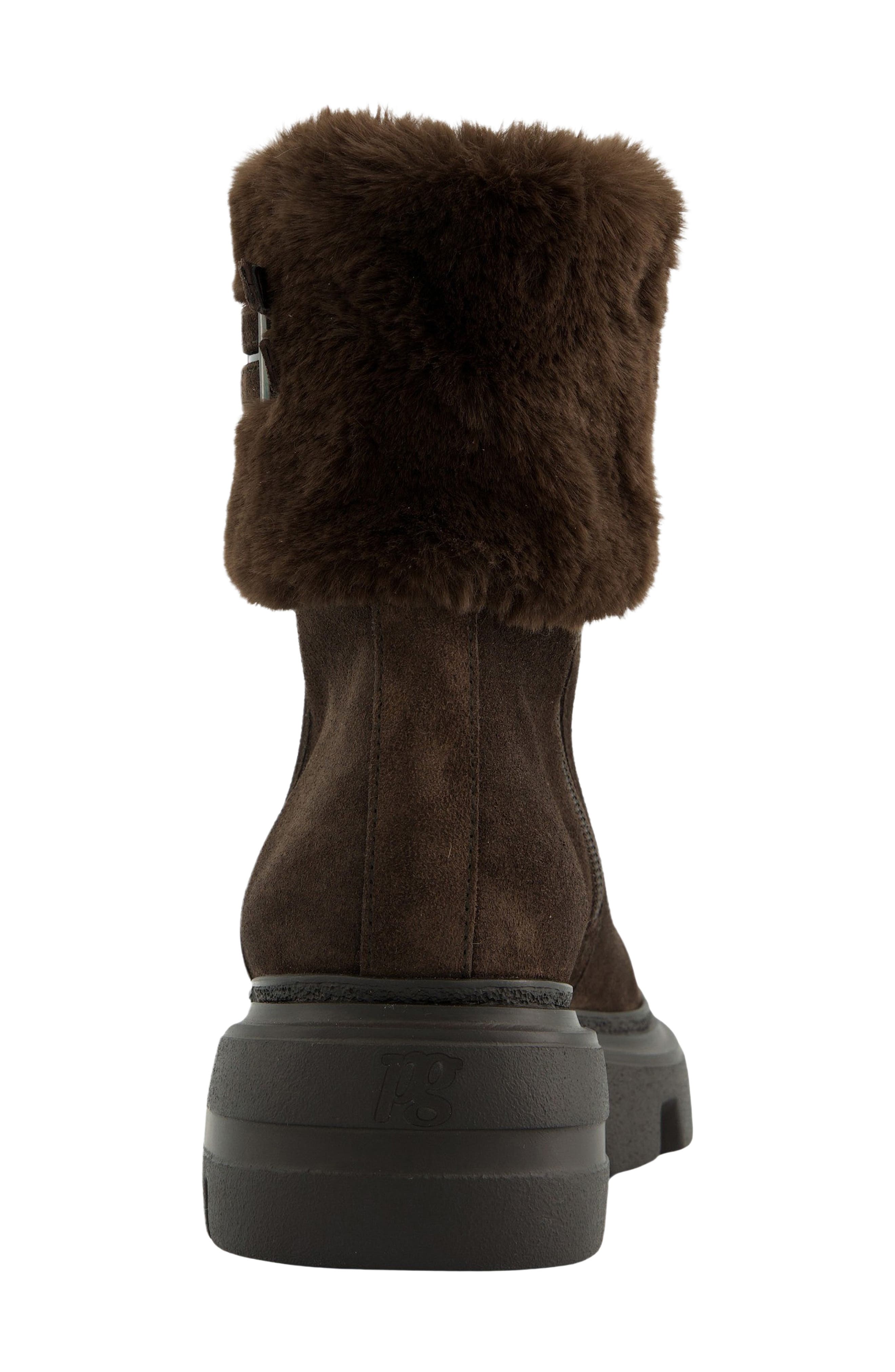Frosty Faux Fur Boot, Alternate, color, MOCHA COMBO