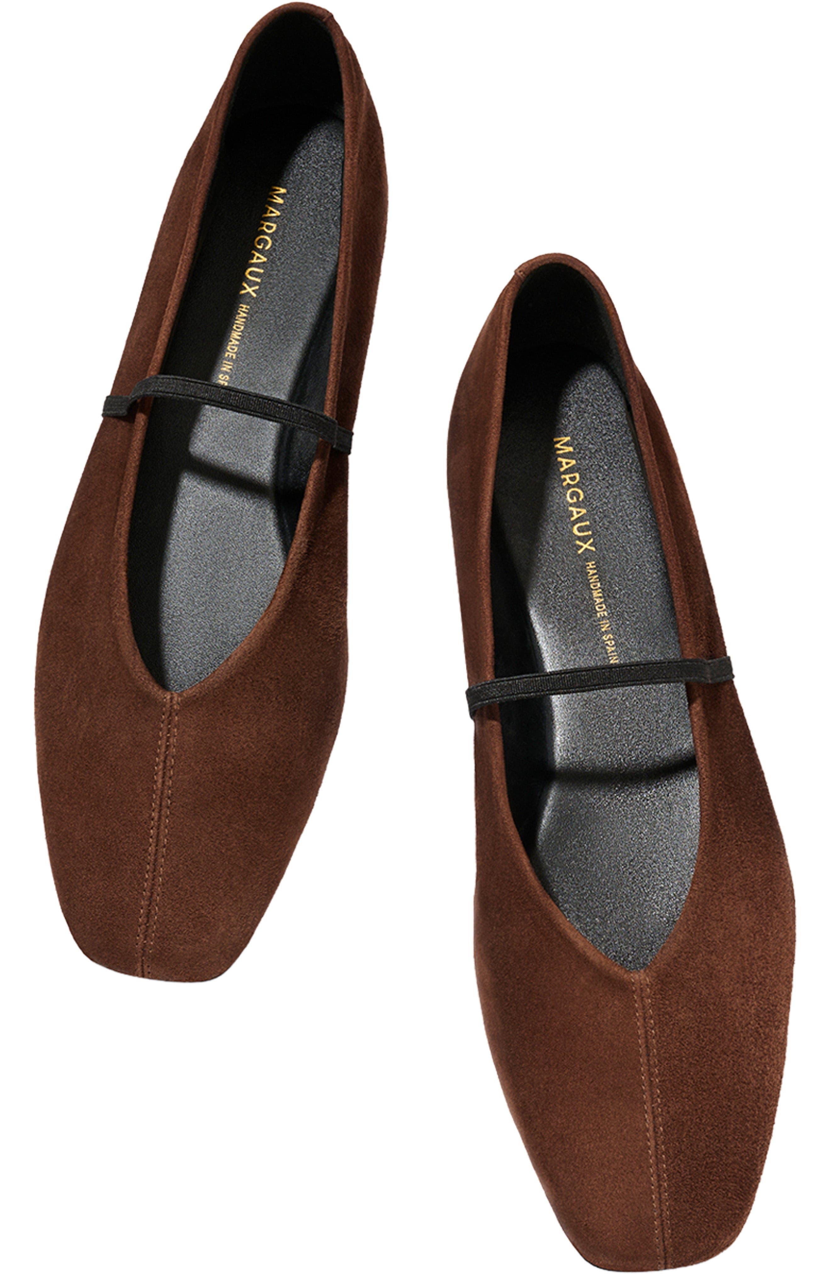 The Phoebe Flats, Alternate, color, Ganache Suede