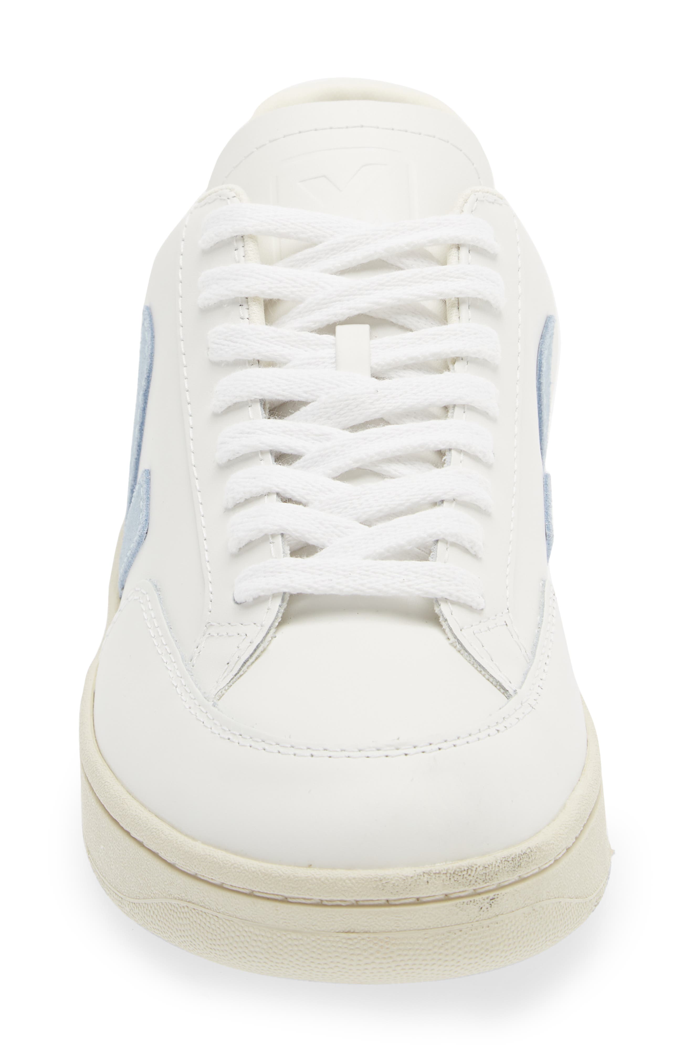 Veja V-12 Low Top Sneaker, Alternate, color, Extra White Steel