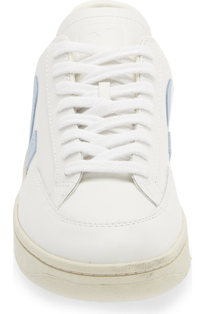 Veja V-12 Low Top Sneaker, Alternate, color, Extra White Steel