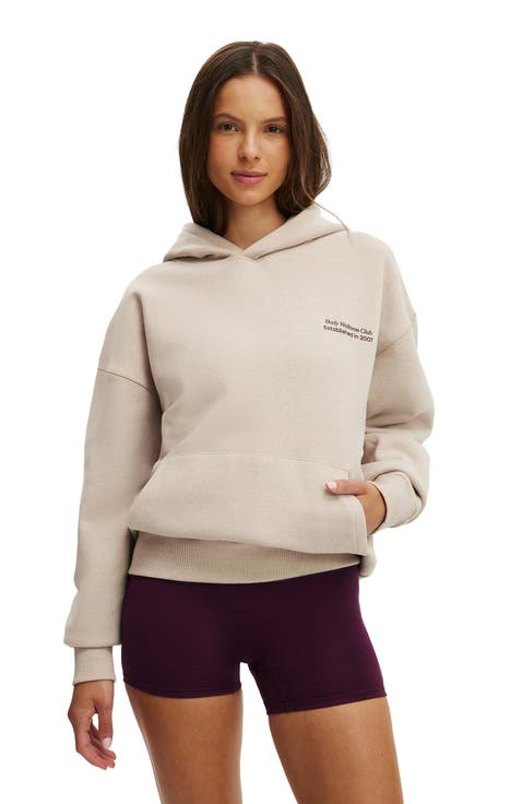 Women's Active Plush Premium Graphic Hoodie
