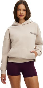 COTTON ON BODY Women's Active Plush Premium Graphic Hoodie