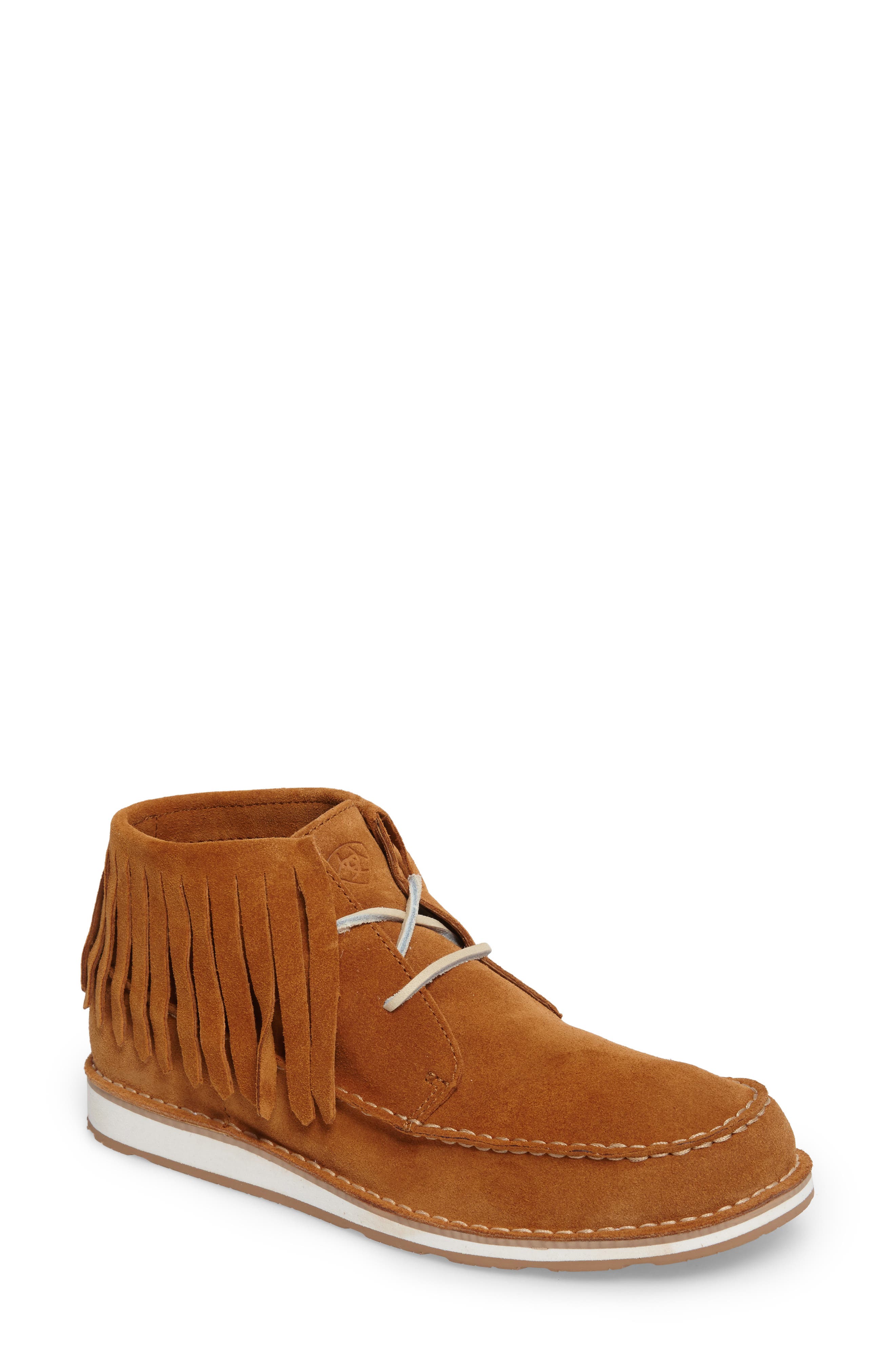 Cruiser Fringe Chukka Boot, Main, color, HARVEST SUEDE