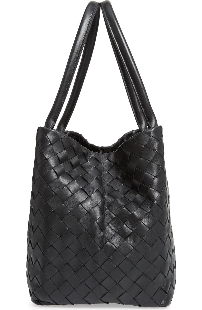 Bottega Veneta Intrecciato Double Handle Leather Tote, Alternate, color,