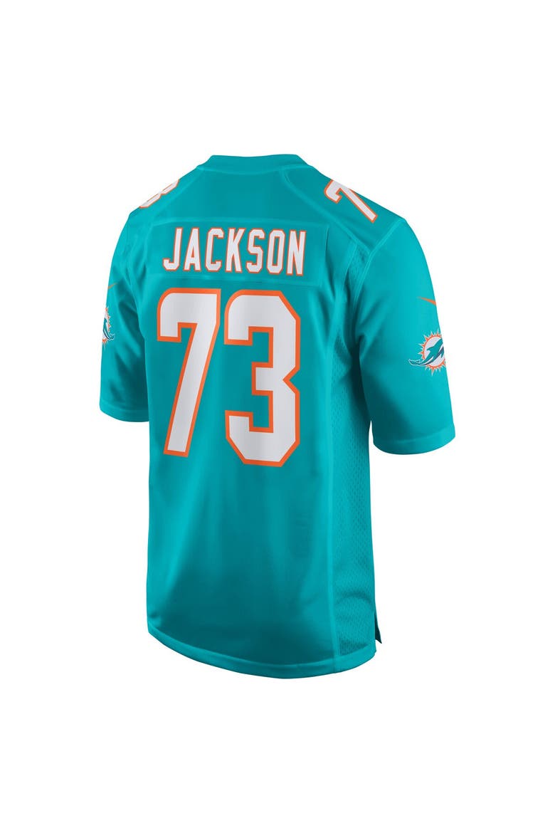 Men's Nike Austin Jackson Aqua Miami Dolphins Game Jersey, Alternate, color, Aqua