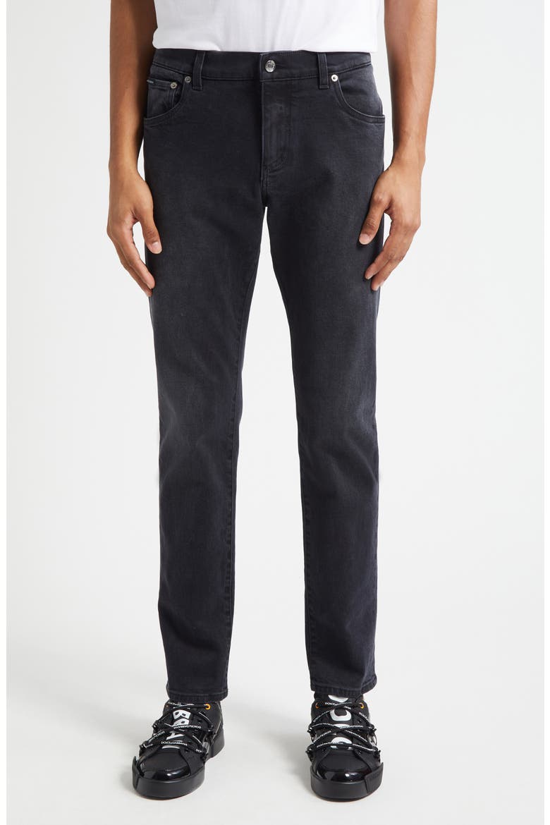 Slim Fit Stretch Jeans, Main, color, S9001 GREY