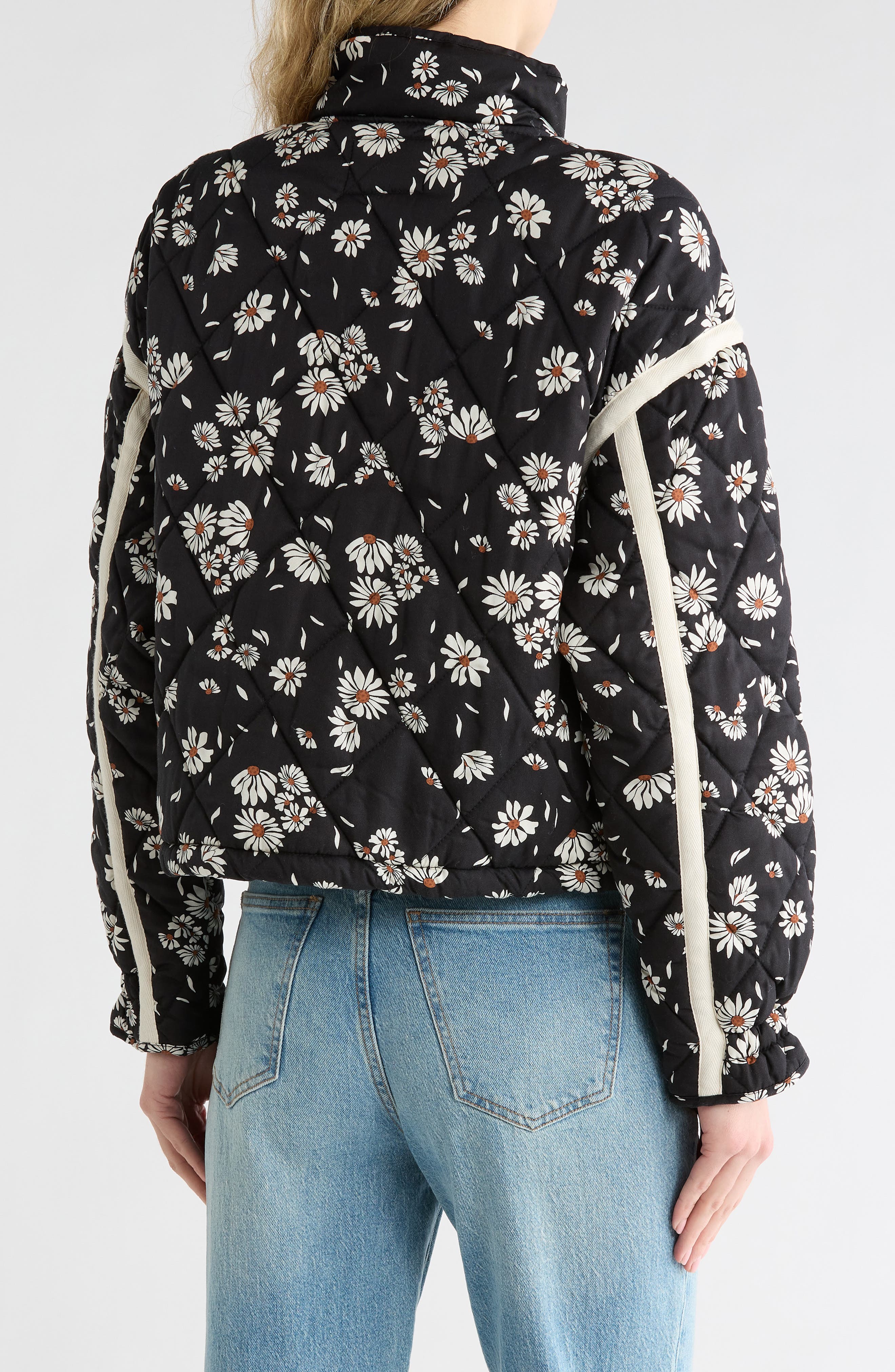 Cropped Quilted Jacket - image 4