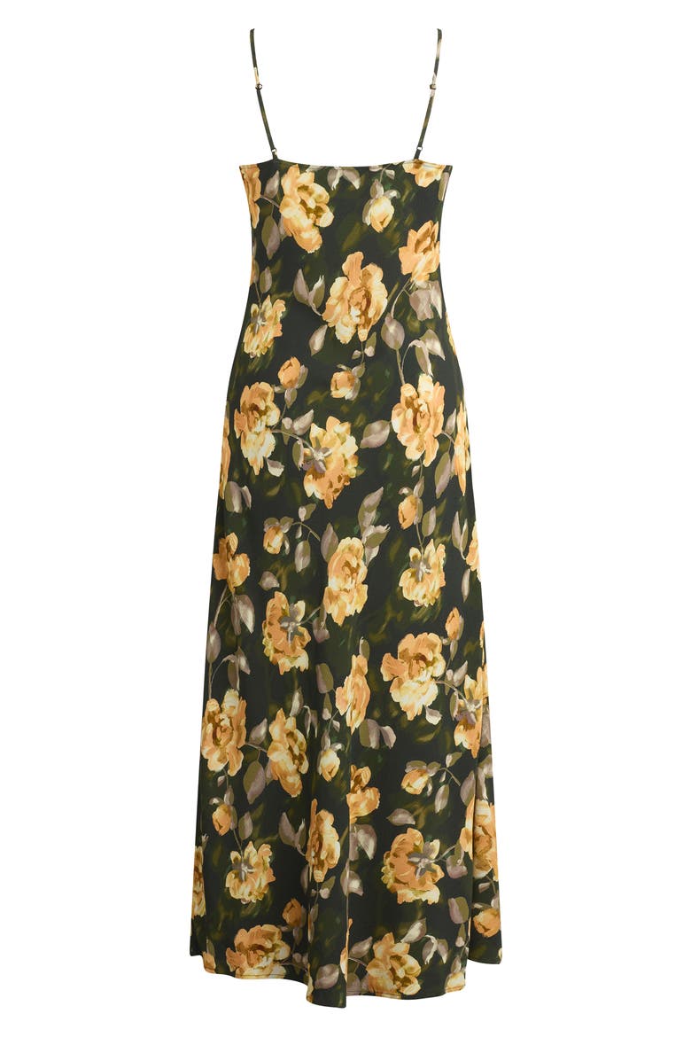 The Favorite Floral Maxi Slipdress, Alternate, color, GOLDEN FLOWERBED