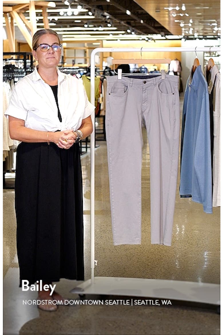 Straight Leg Stretch Pima Cotton Pants video