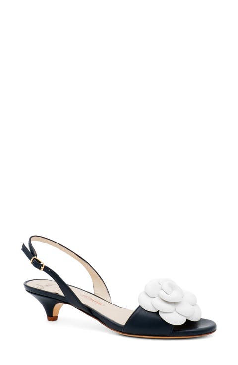 Dante Slingback Kitten Heel Sandal (Women)