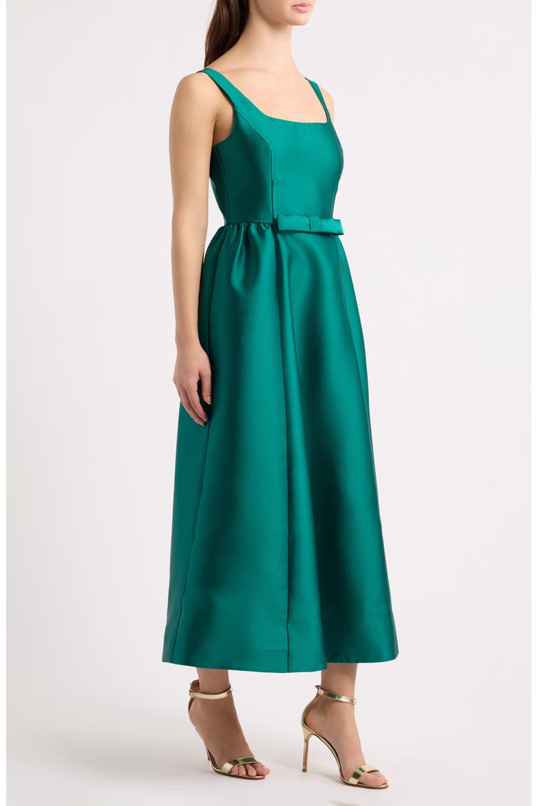 Sleeveless Square Neck Midi Dress, Alternate, color, GREEN