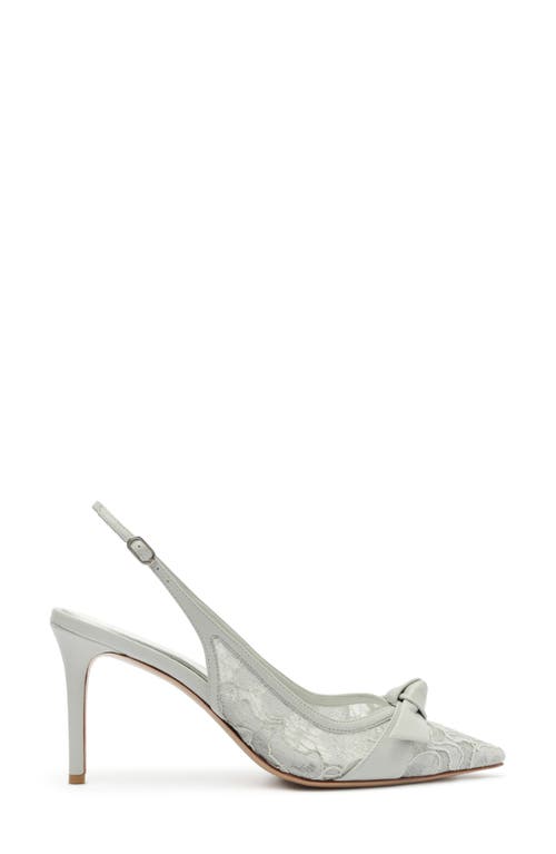 Alexandre Birman Clarita Classic Pointed Toe Slingback Pump In White