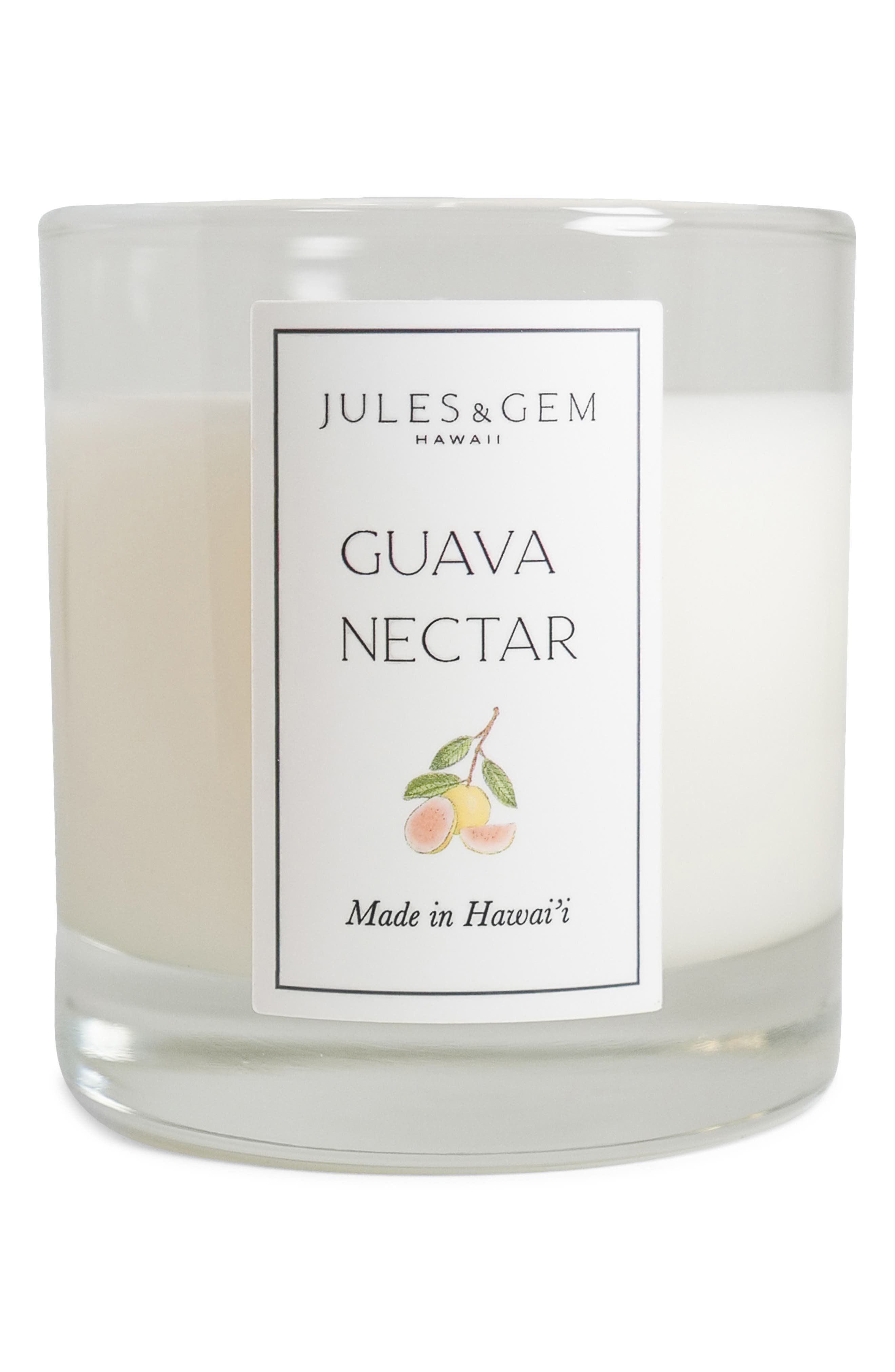 Jules & Gem Hawaii Scented Soy Wax Candle - Guava Nectar