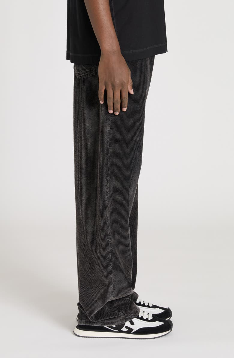 Dolce&Gabbana Oversize Corduroy Pants, Alternate, color, N0000 Nero