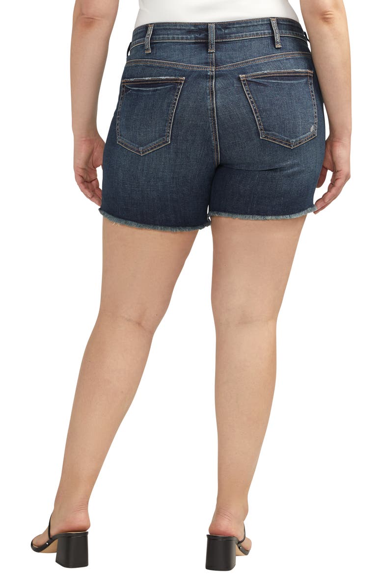 Silver Jeans Co. Suki Luxe Stretch Cutoff Denim Shorts, Alternate, color, 