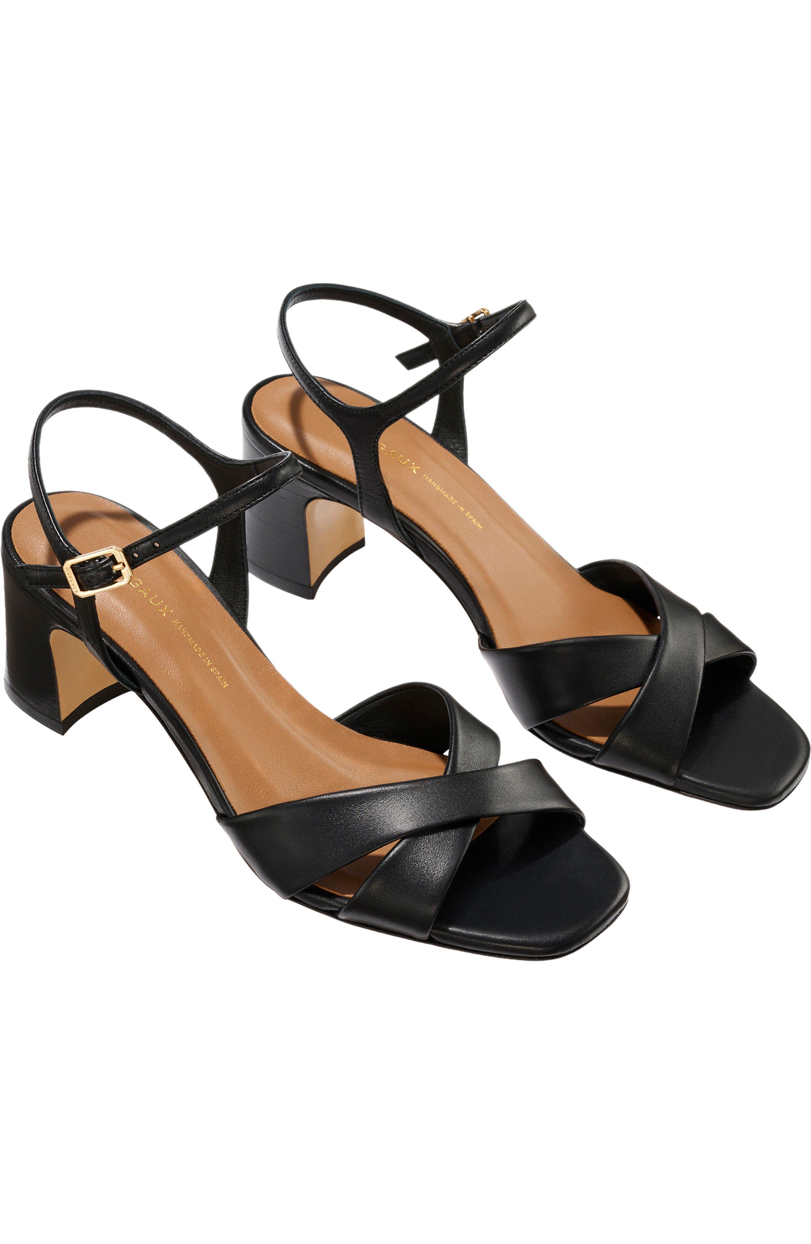 MARGAUX The Paloma Sandal, Alternate, color, Black Nappa