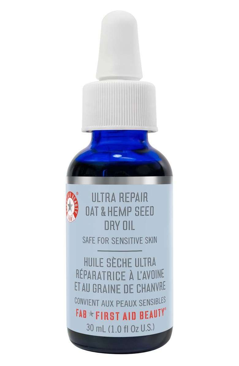 First Aid Beauty Ultra Repair Oat & Hemp Seed Dry Oil, Main, color,