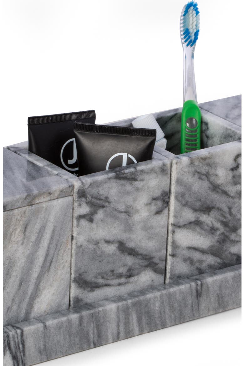 5-Piece Marble Vanity Set, Alternate, color, GRAY/WHITE