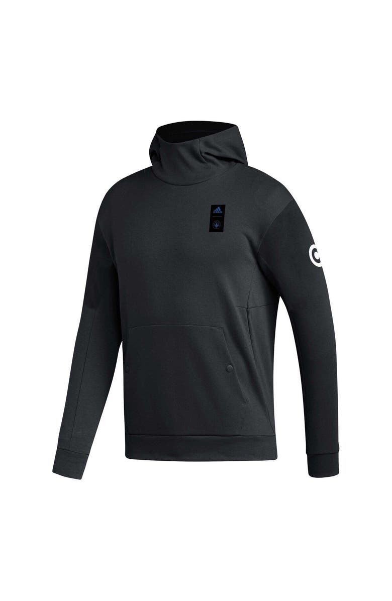 adidas Men's adidas Black Minnesota United FC 2023 Player Travel Pullover Hoodie, Alternate, color, 