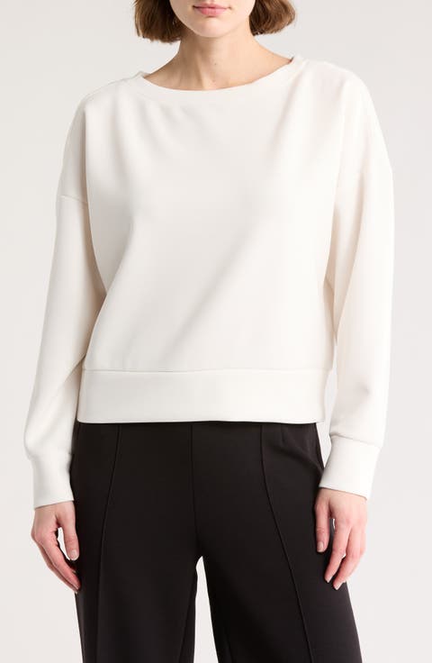 Sandwash Scuba Knit Pullover