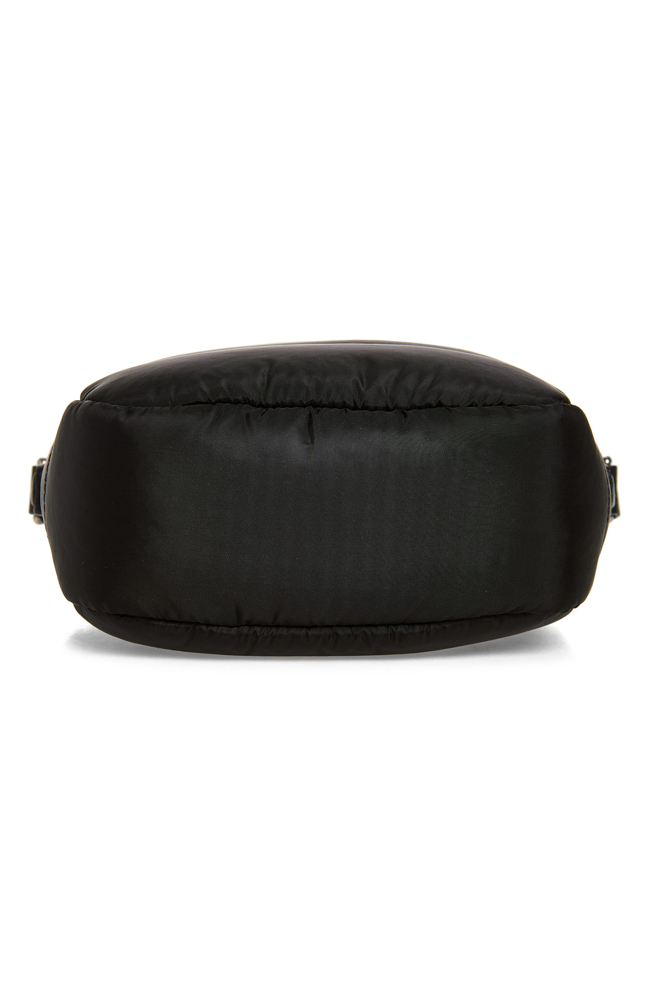 Moncler Micro Caradoc Puffer Tote, Alternate, color, Black