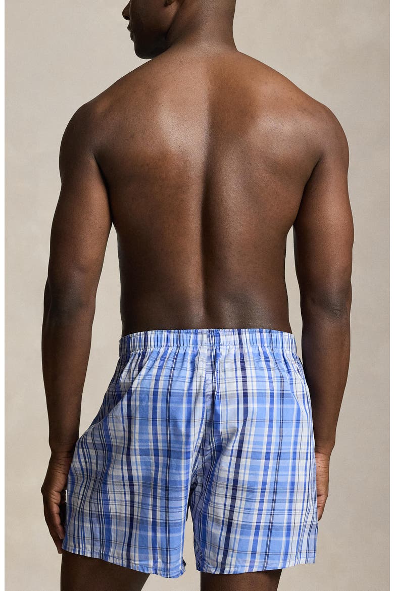 3-Pack Assorted Woven Cotton Boxers, Alternate, color, MORNING ROBE BEAR STRIPE ROBIN