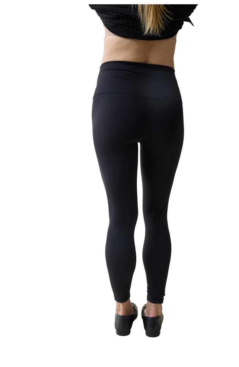 Ingrid & Isabel Maternity Foldover Legging, Alternate, color, Black
