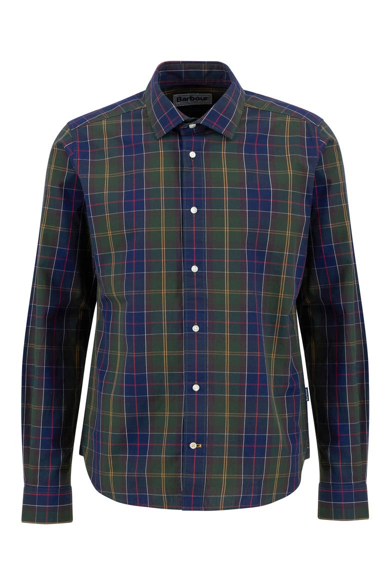 Kenton Tailored Checked Shirt, Alternate, color, CLASSIC TARTAN