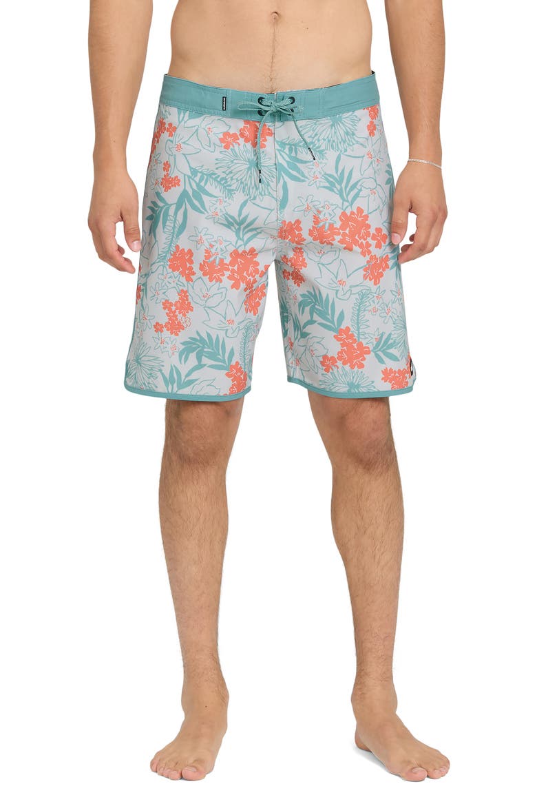 Jetty Bloom 19 Board Shorts, Main, color, SILVER BIRCH