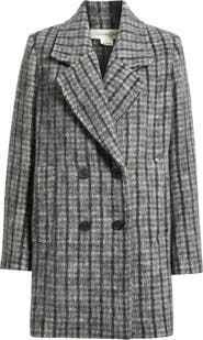 Treasure & Bond Chunky Herringbone Double Breasted Coat