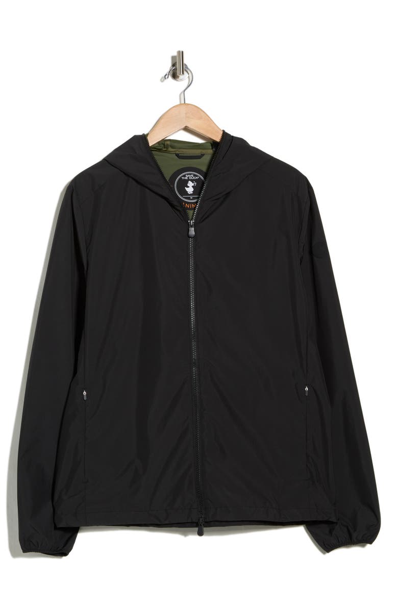 Save The Duck Zeno Water Resistant Jacket, Alternate, color, Black