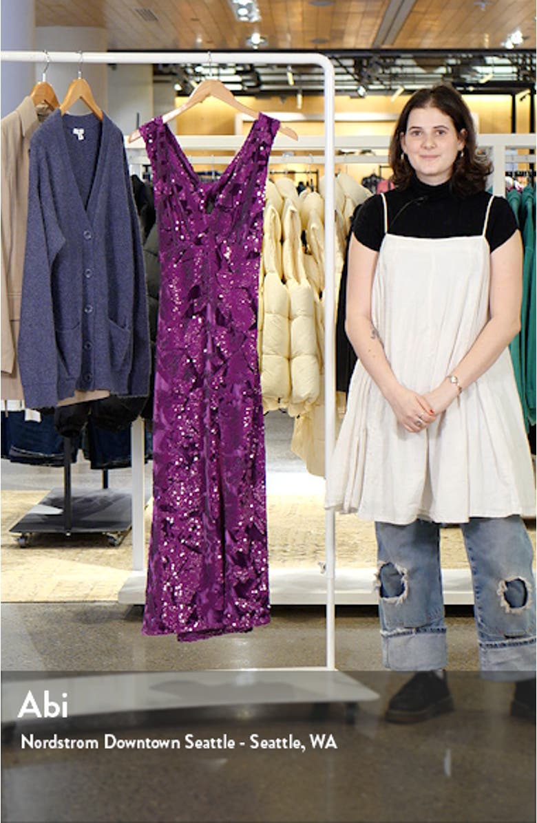 Penny Sleeveless Sequin Cocktail Dress, sales video thumbnail