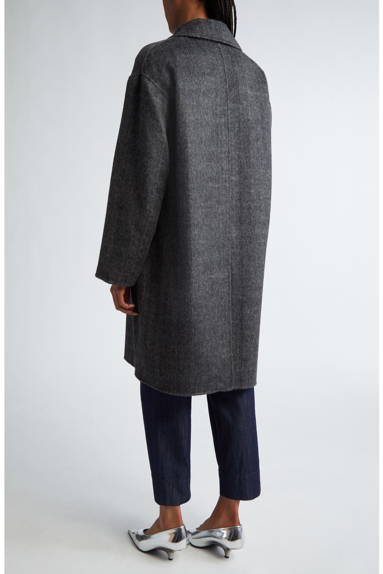 John Virgin Wool Blend Coat, Alternate, color, BLACK