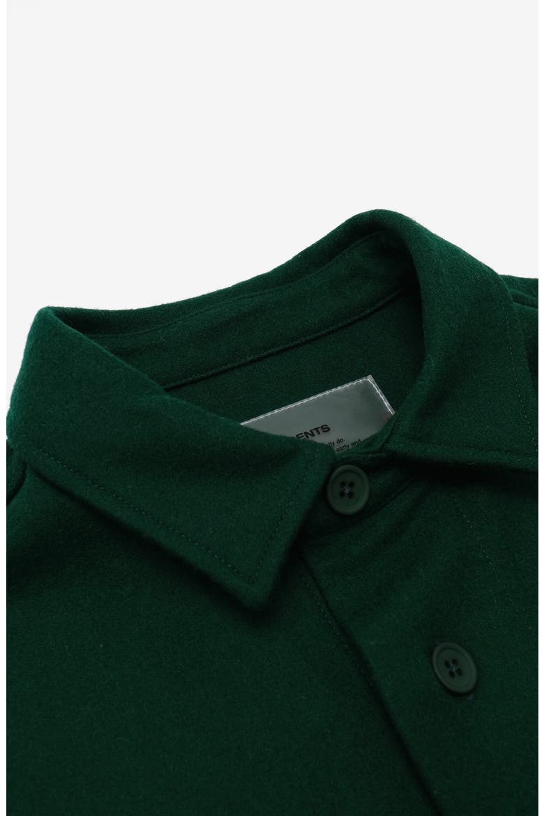 Marshall Wool Blend Shirt Jacket, Alternate, color, HUNTER